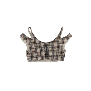 LOUIS CHEN - Crown Tweed Tank Top - AW23 - multi color
